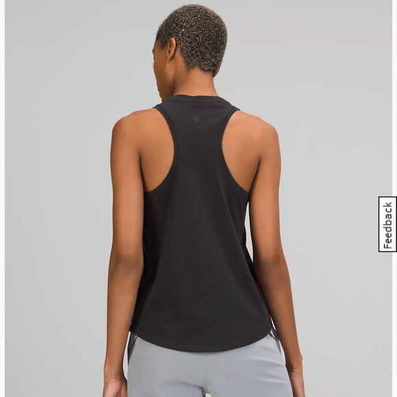 Lululemon Black Pima Cotton Lycra Racerback Tank Top Women’s Si… - Picture 4 of 9